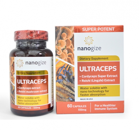 ultraceps - Linh chi thảo dược ngăn ngừa và hỗ trợ điều trị ung thư nanogize